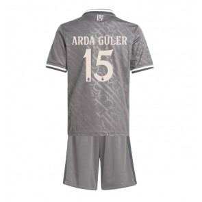 Real Madrid Arda Guler #15 Dětské Alternativní dres komplet 2024-25 Krátký Rukáv (+ trenýrky)